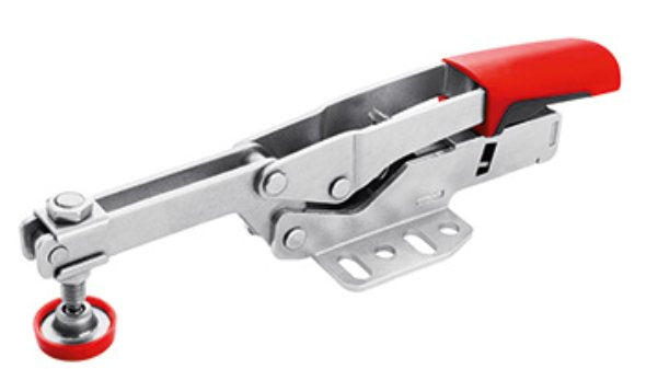 EAN 4008158035734 - BESSEY STC-HH50 abrazadera Brida horizontal con brazo abierto y placa base horizontal 4 cm Rojo, Acero in imagen 1