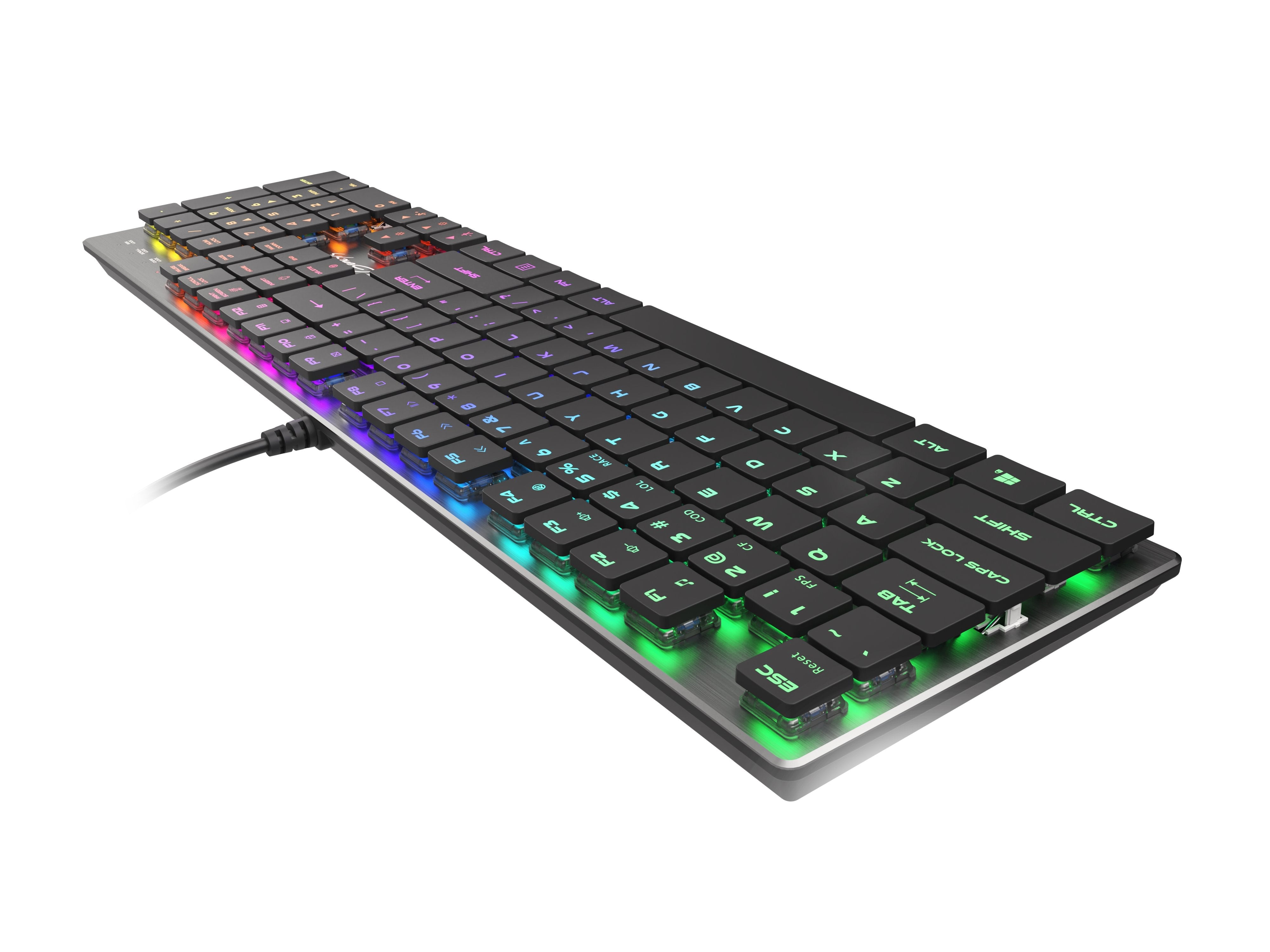 Natec Genesis Teclado (Ingles) Gaming Mecánico Thor 420 Rgb Ee. Uu.