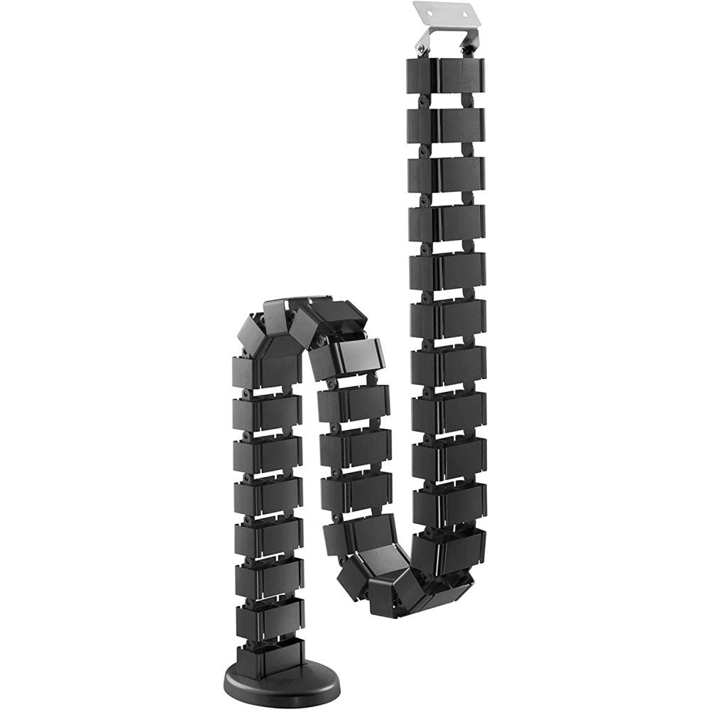 Techly Gestión De Cables Flexible, 1,3 M, 67x35 Mm, Negro Iswt-Can-6735