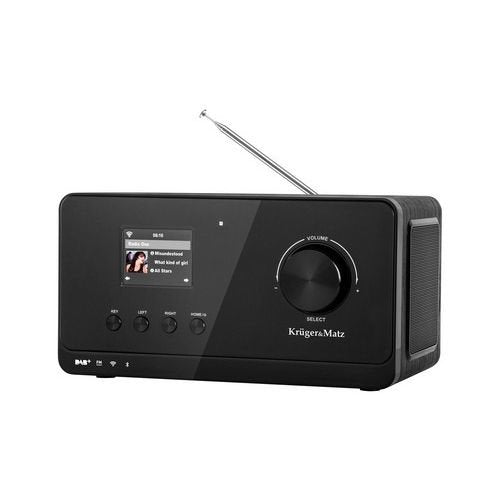 Radio Krüger&Matz Km0816 Radio Personal Analog & Digital Black