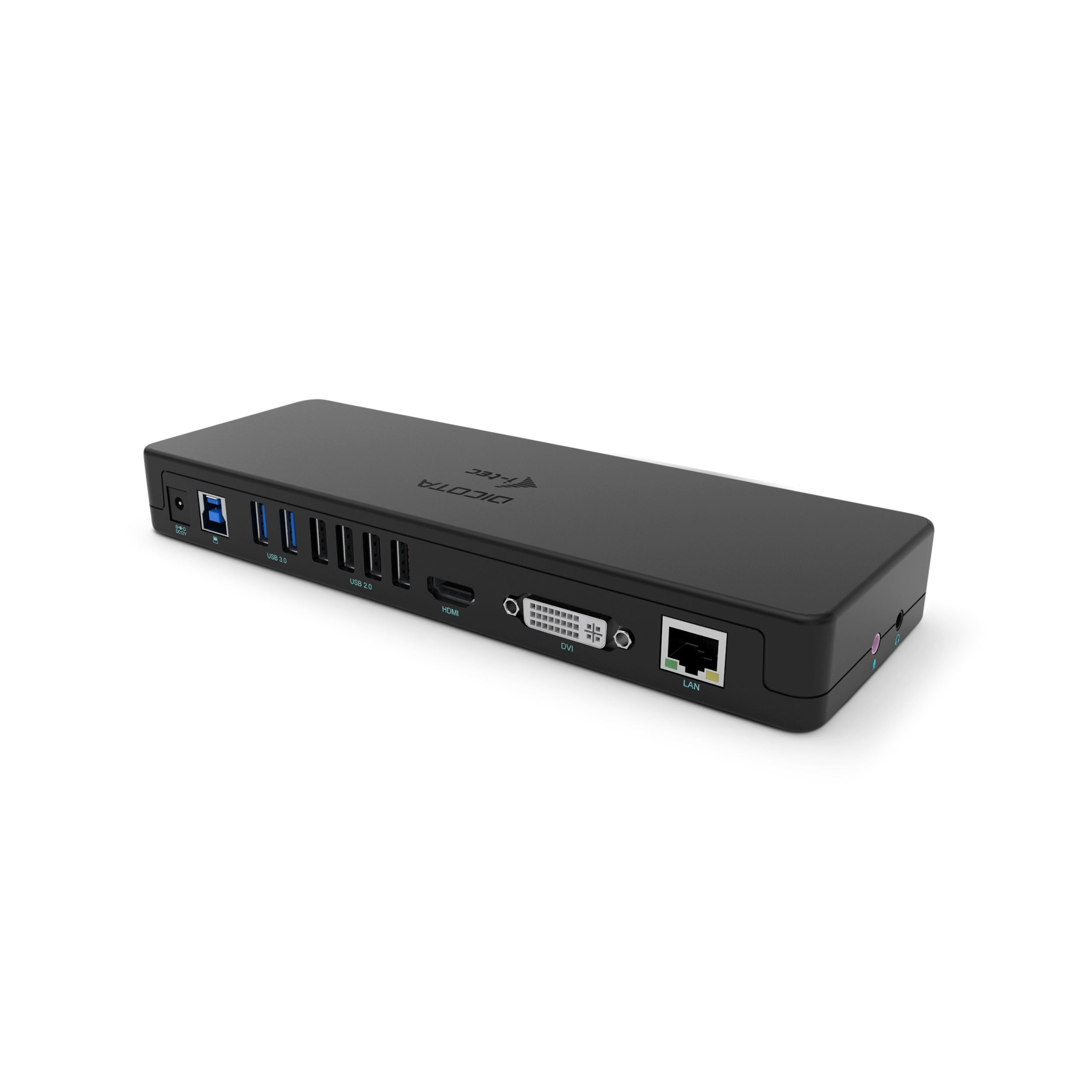 EAN 7640186417075 - DICOTA D31950 base para portátil y replicador de puertos Alámbrico USB Tipo C Negro imagen 2