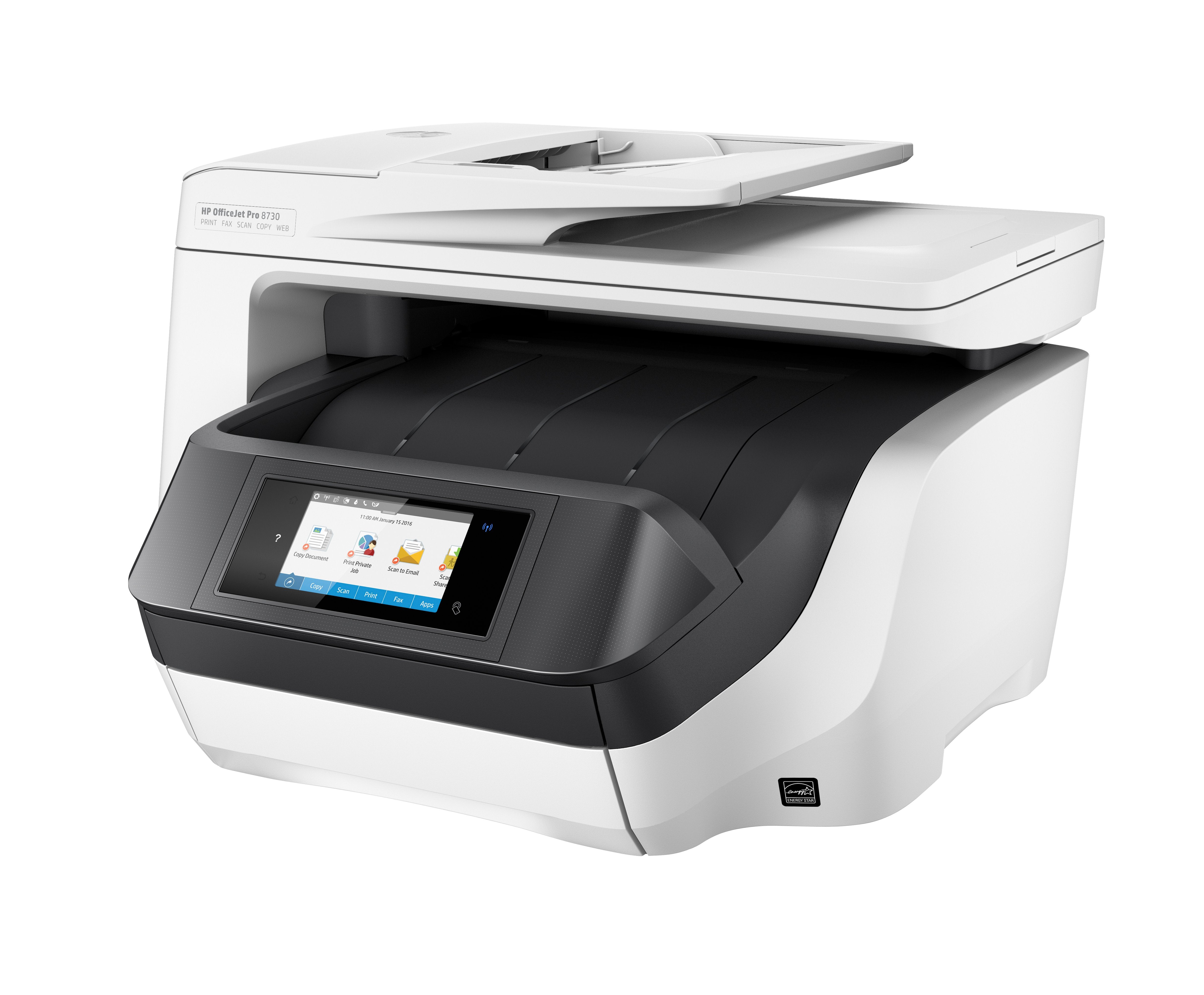 EAN 0889894310675 - HP OfficeJet Pro 8730 All-in-One Printer Inyección de tinta térmica A4 2400 x 1200 DPI 24 ppm imagen 10