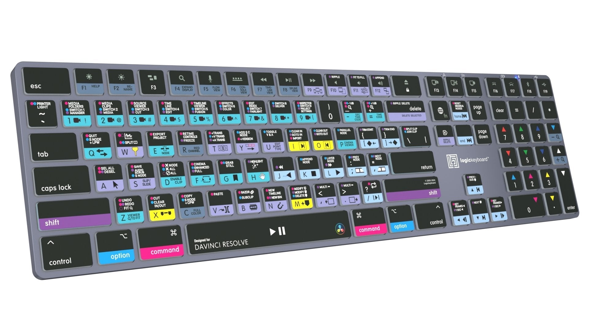 Logickeyboard Davinci Resolve 18 Titan Uk (Mac)