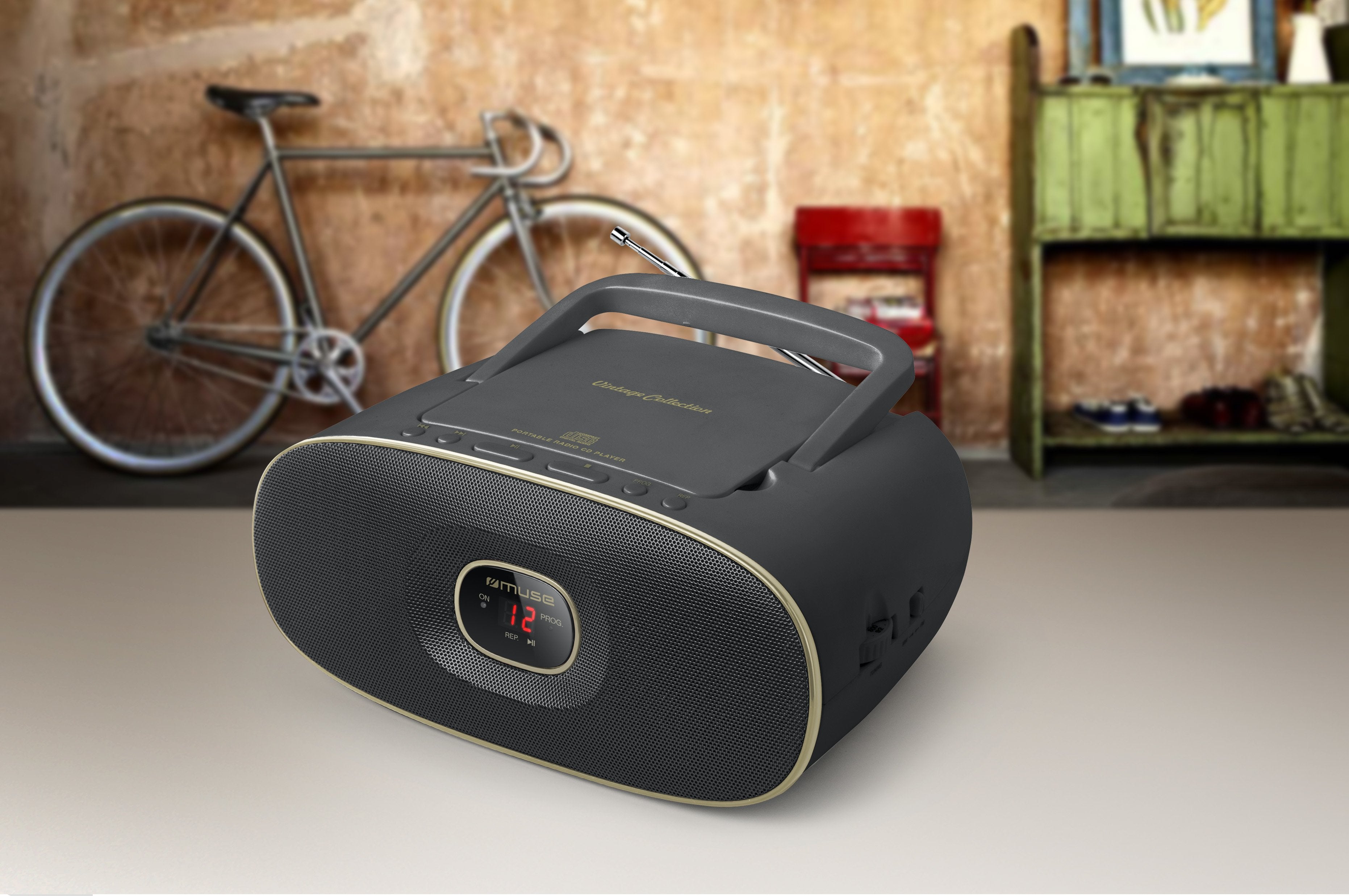 Muse Radio Cd Portatil Md-202 Vt Muse Radio Cd Portatil Md-202 Vt