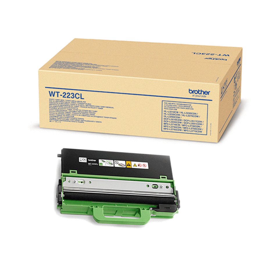 EAN 0012502651680 - Brother WT-223CL pieza de repuesto de equipo de impresión Colector de tóner usado 1 pieza(s) imagen 3