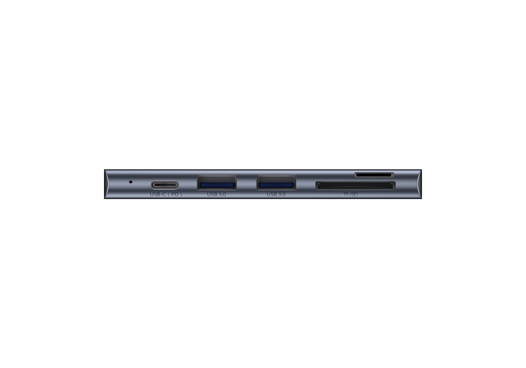 EAN 6953156285460 - Baseus CAHUB-K0G base para portátil y replicador de puertos USB 3.2 Gen 1 (3.1 Gen 1) Type-C Gris imagen 2
