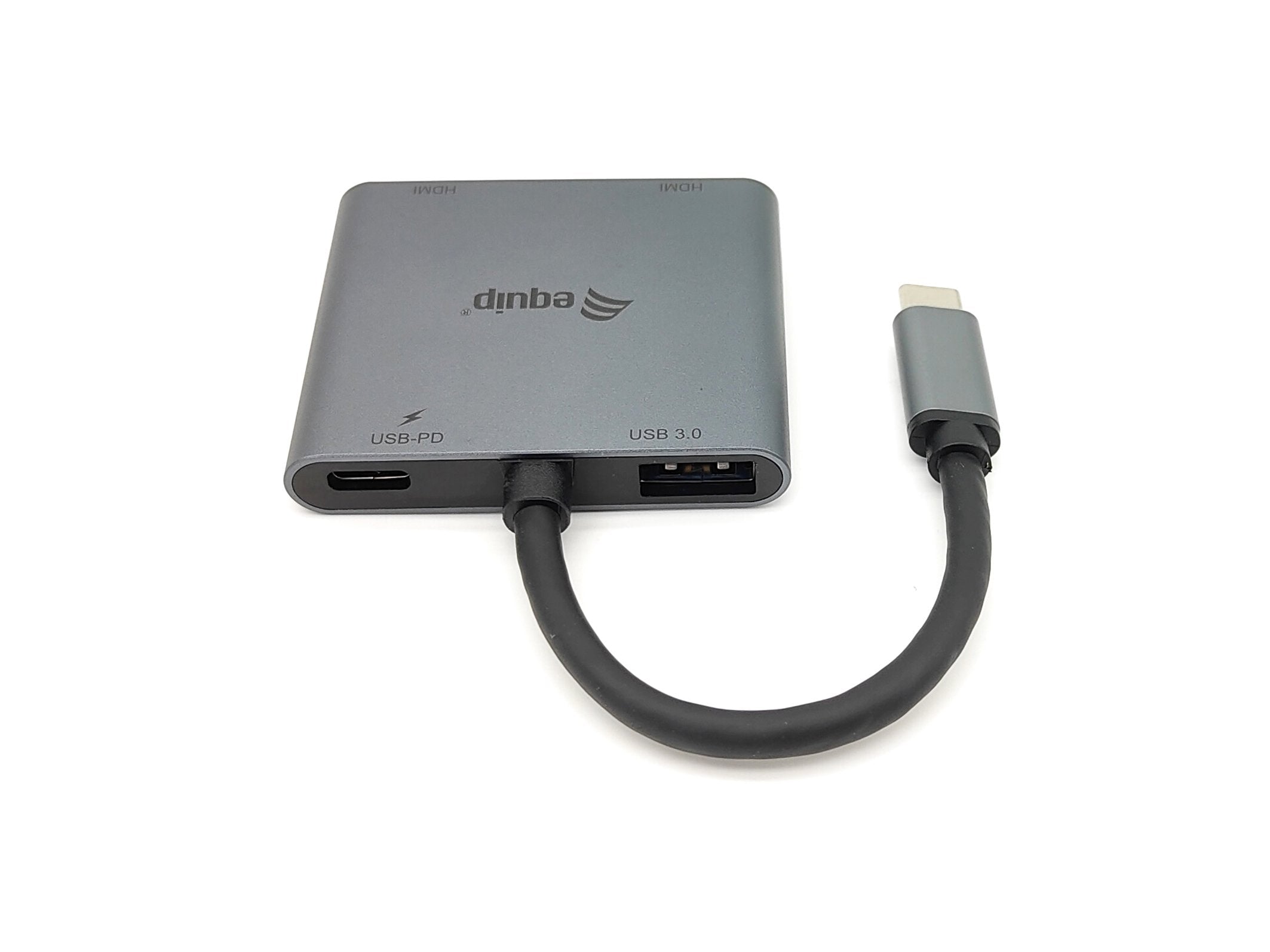 Equip Adaptador Usb-C -> 2xhdmi, Usb-A3.0, Pd 4k30hz 0.15m Si