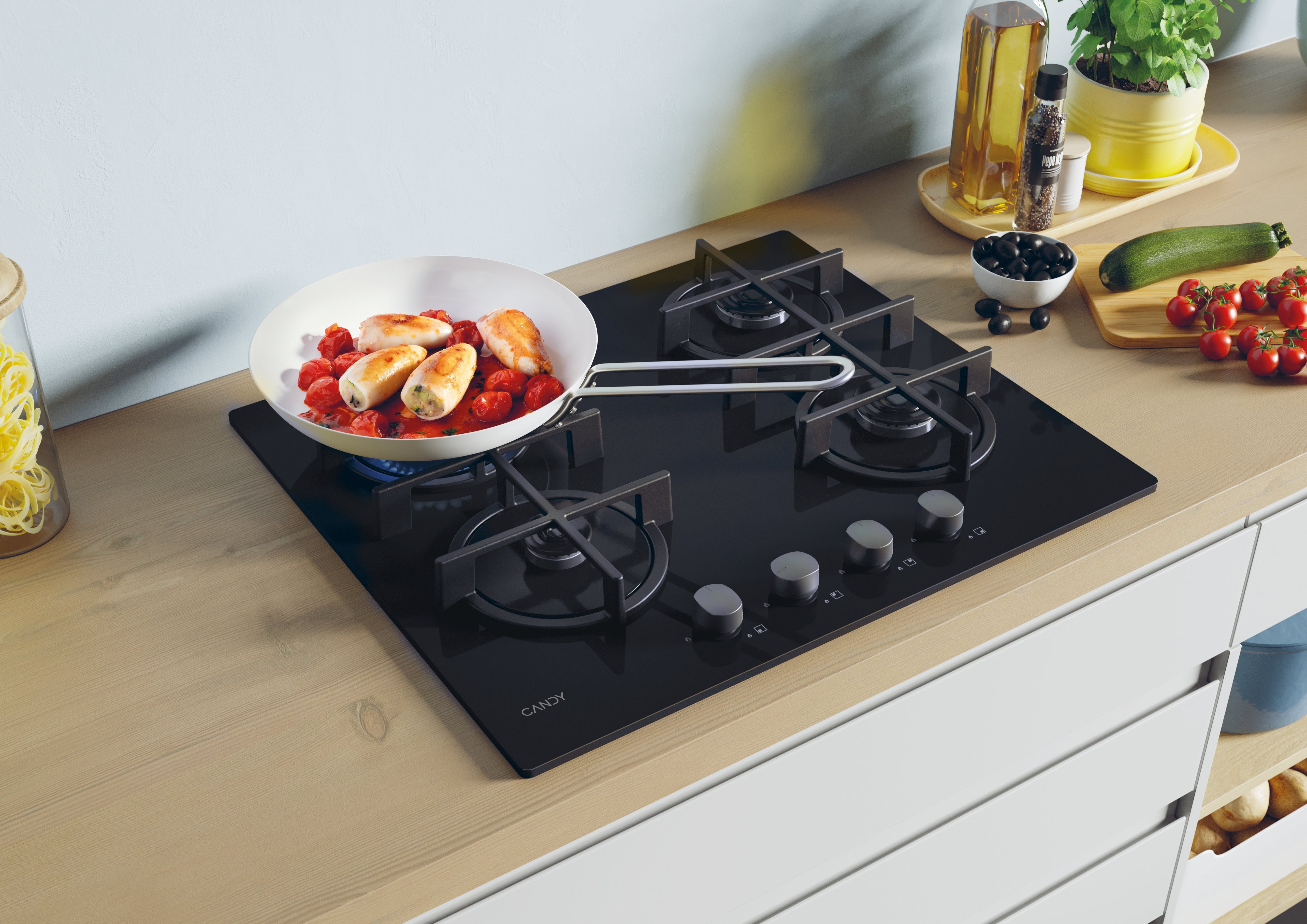 EAN 8016361996922 - Candy CVG6B Negro Integrado 59 cm Encimera de gas 4 zona(s) imagen 4