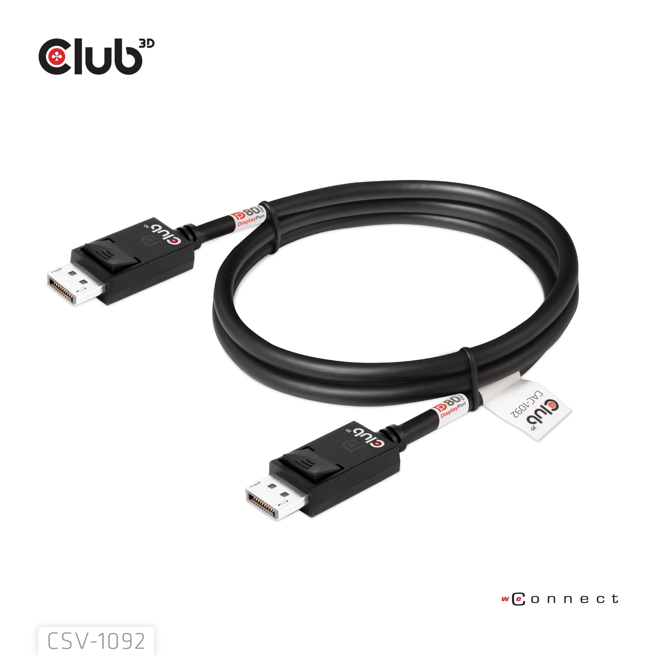 Cable Club3d Displayport 2.1 Dp80 1,6m 10k 8k 4k M M Retail