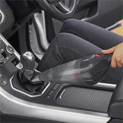 EAN 5035048693117 - Black & Decker NVB12AVA-XJ aspiradora de mano Gris, Rojo Sin bolsa imagen 8