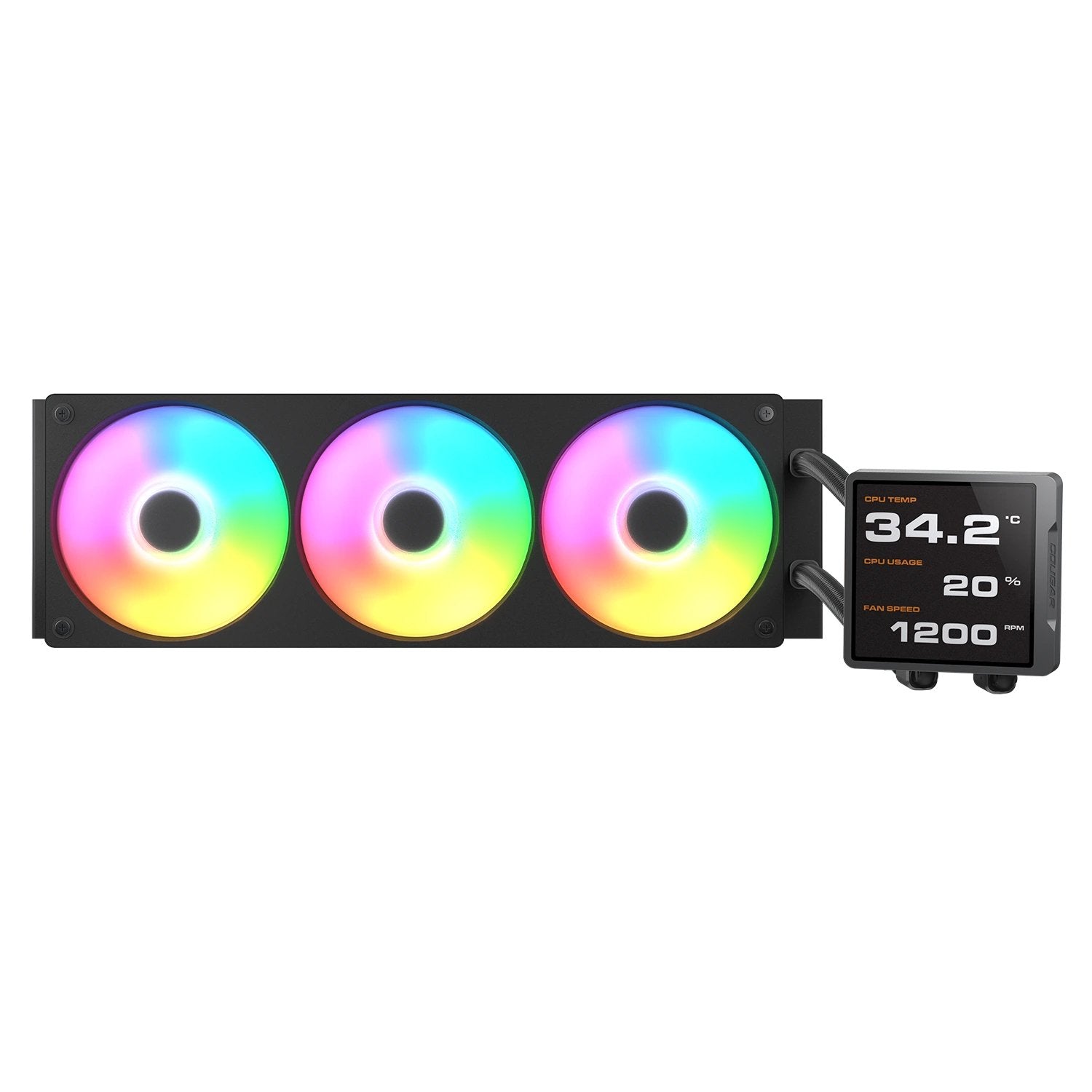 EAN 4710483779695 - COUGAR CGR-PSDVPRGB-B-360 Procesador Sistema de refrigeración líquida todo en uno 12 cm Negro imagen 1