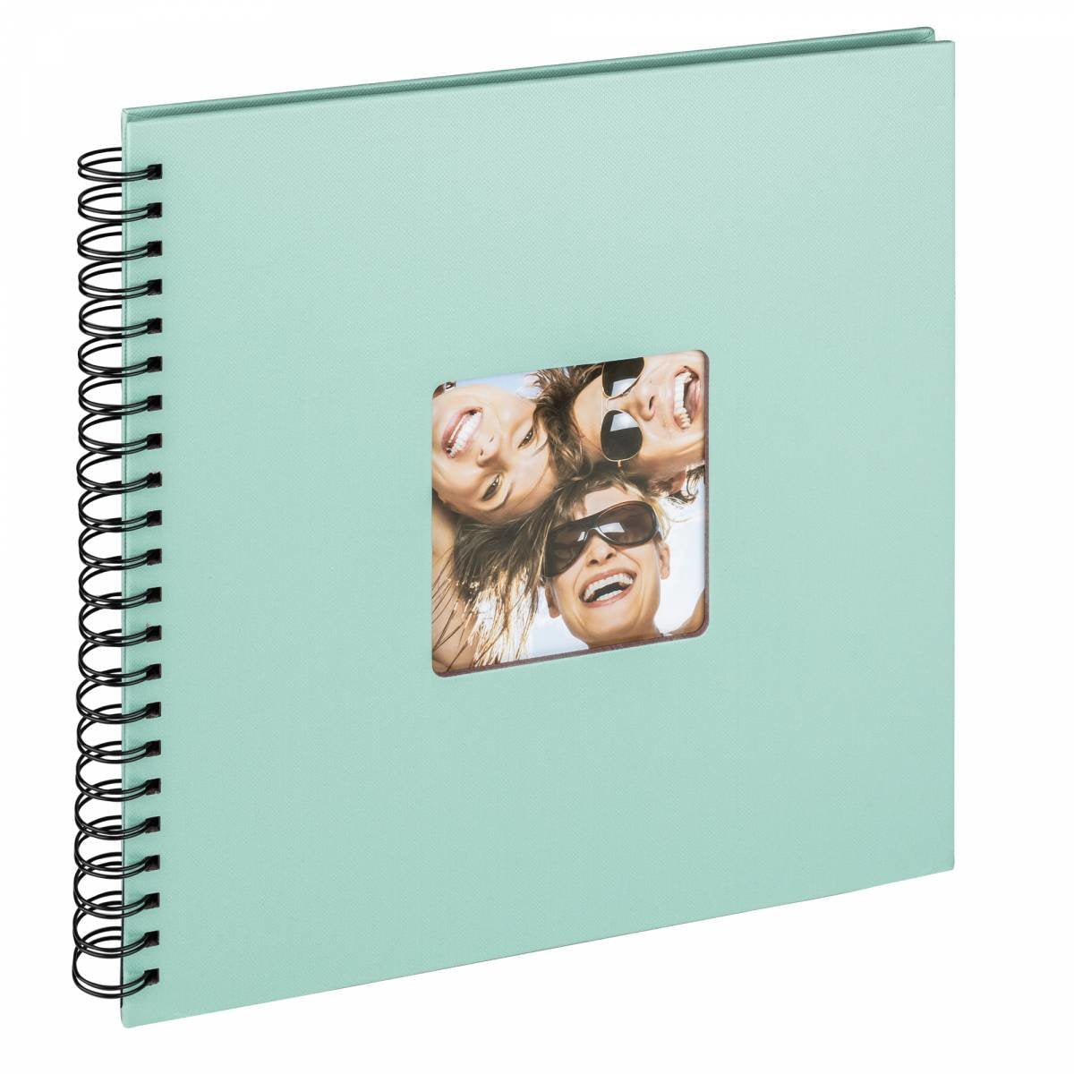 Walther Fun Verde Menta 30x30 50 Paginas Negras Wire-O Sa110a