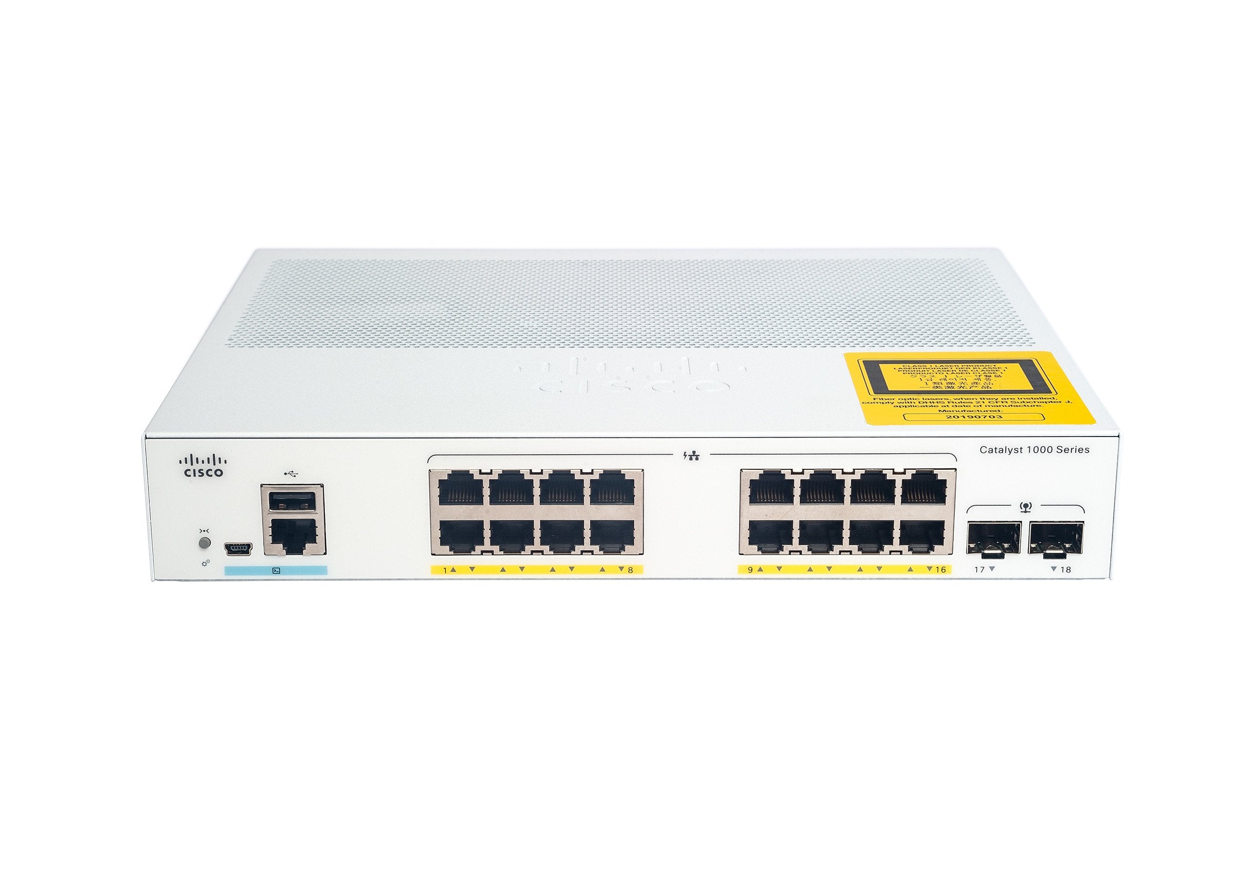 EAN 0889728248501 - Cisco Catalyst C1000-16P-2G-L switch Gestionado L2 Gigabit Ethernet (10/100/1000) Energía sobre Ethernet imagen 2
