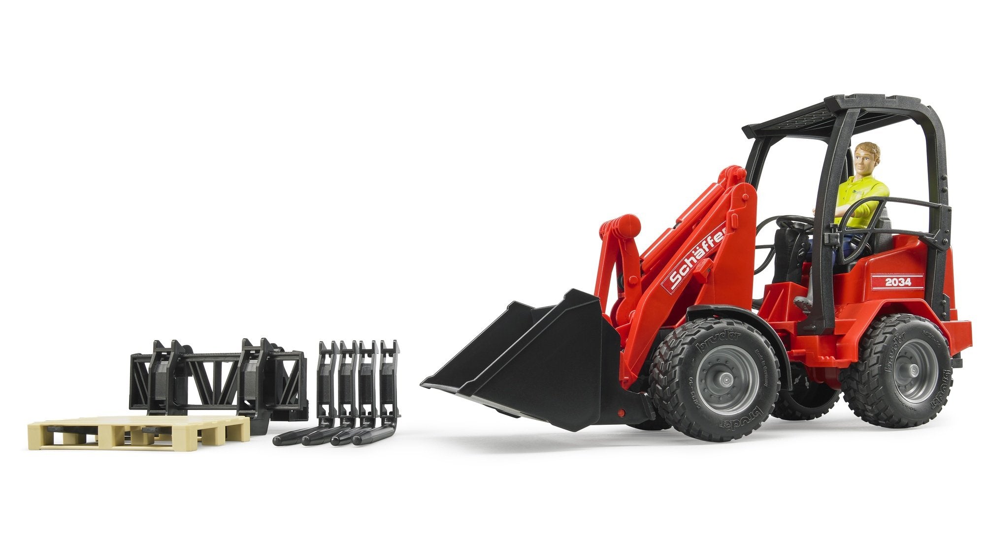 Bruder Excavadora Cargador Compacto Schaeffer 2034 1:16 02191