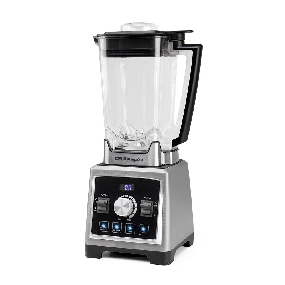 EAN 8435568405547 - Orbegozo BV 9800 licuadora Batidora de vaso 1500 W Negro, Acero inoxidable imagen 3