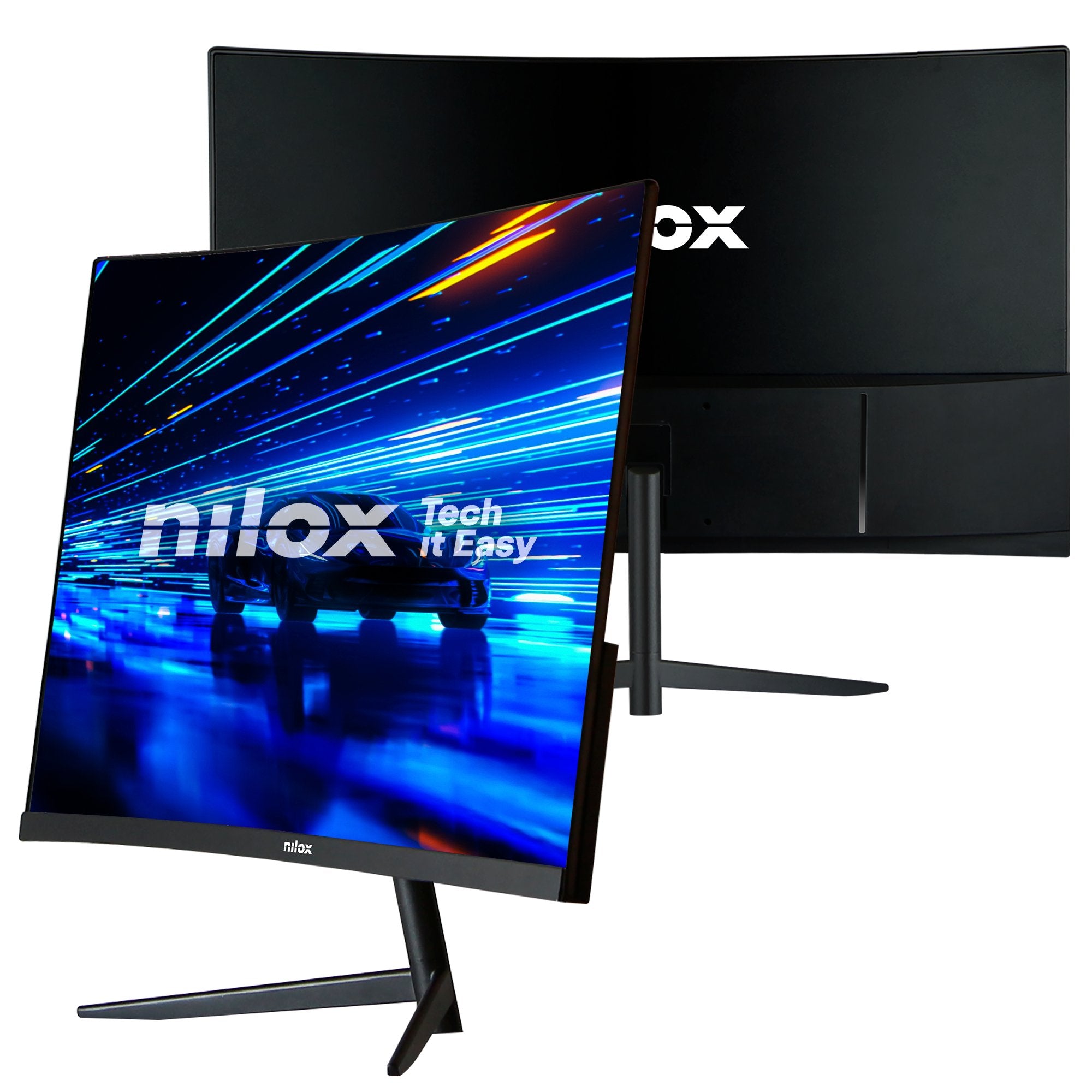 EAN 8431775035935 - Nilox MONITOR 23 8 CURVO 200HZ HDMI DP pantalla para PC 60,5 cm (23.8") 1920 x 1080 Pixeles Full HD LCD N imagen 5