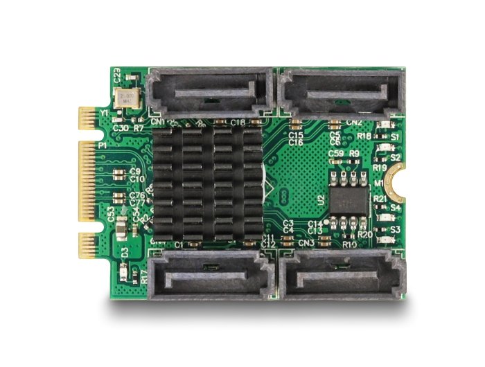 Delock 61062 Convertidor M.2 Clave B+M Macho A 4 X Sata Macho Con Raid E Hyperduo