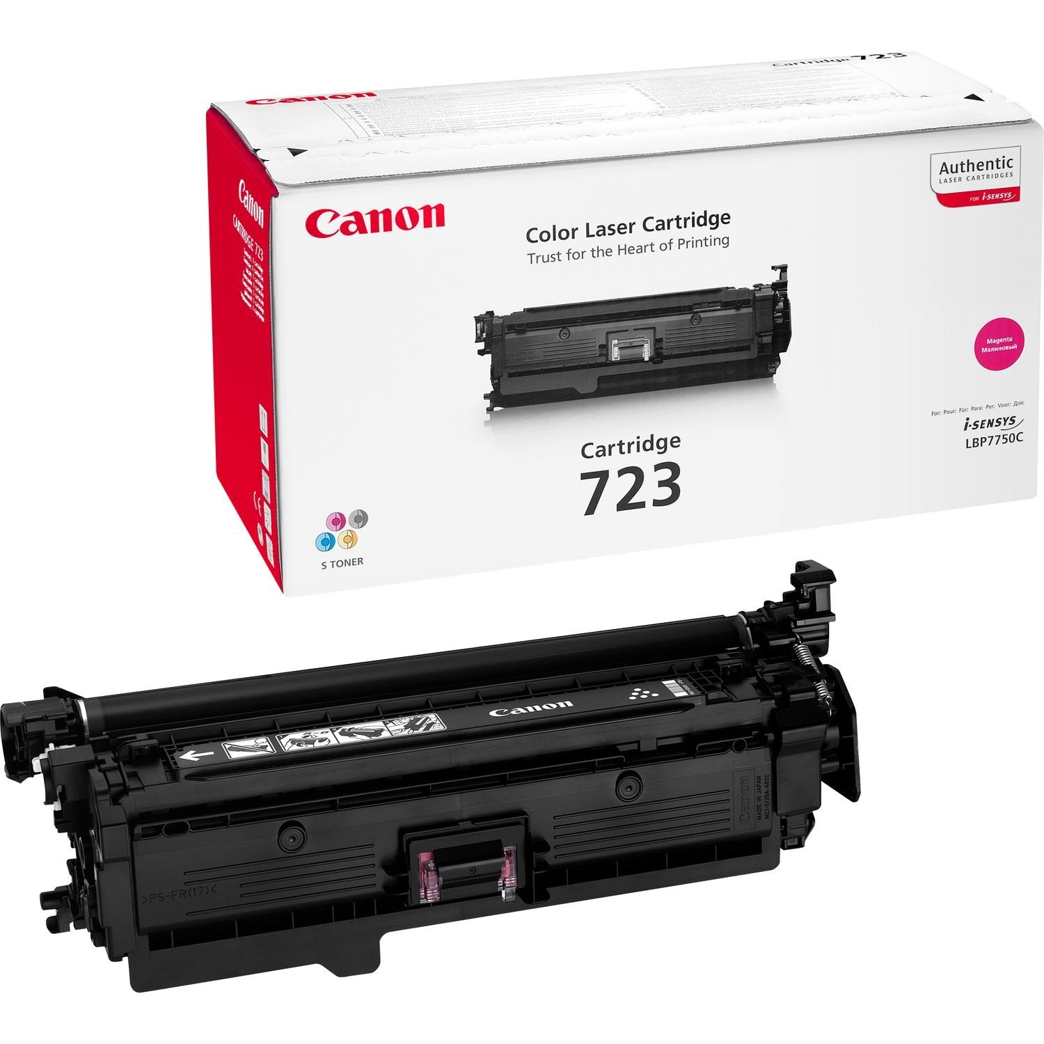EAN 4960999572031 - Canon 723M cartucho de tóner 1 pieza(s) Original Magenta imagen 1