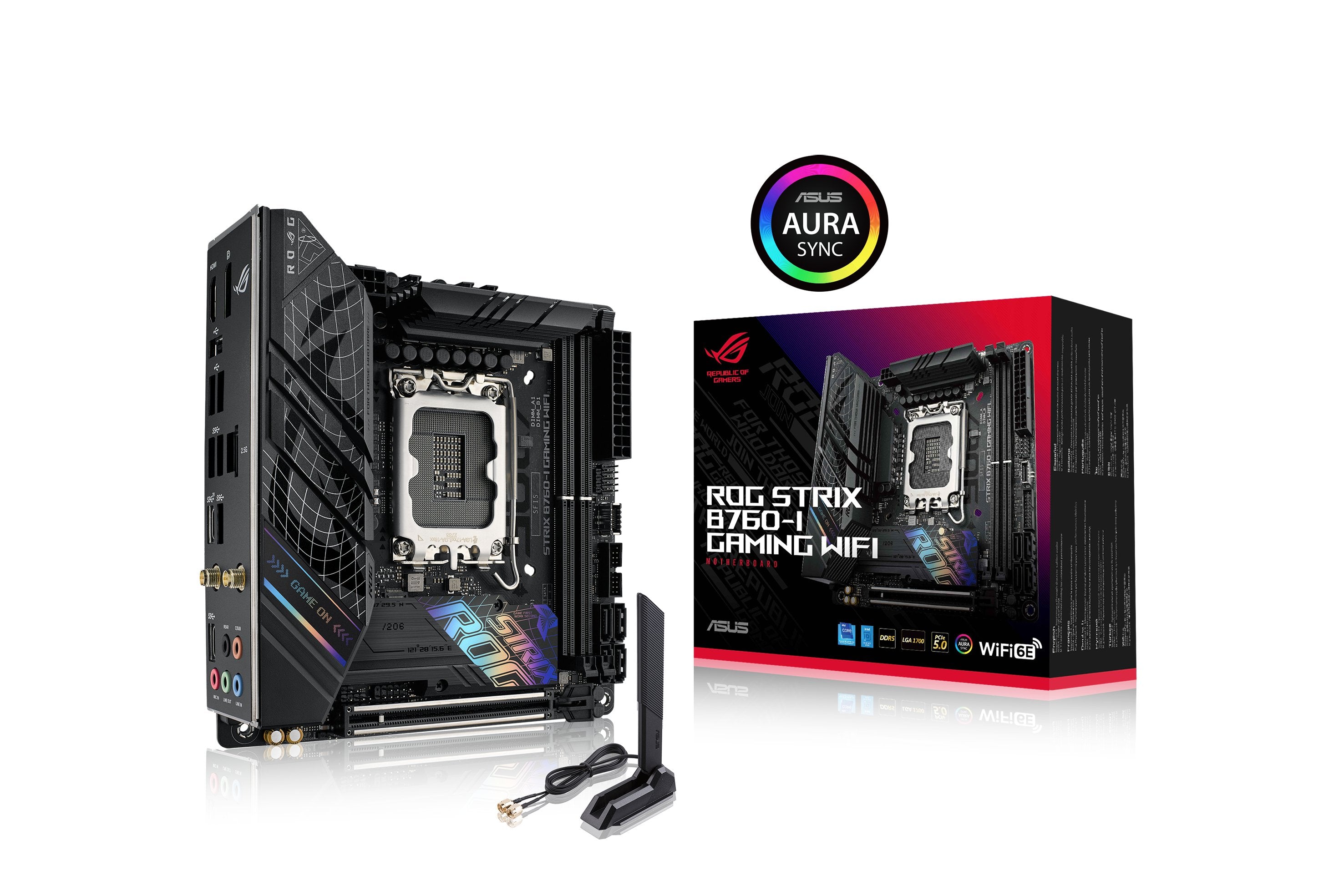 EAN 4711081997658 - ASUS ROG STRIX B760-I GAMING WIFI Intel B760 LGA 1700 mini ITX imagen 3