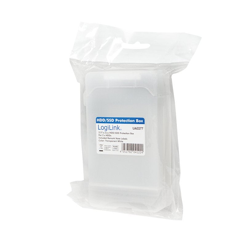 Logilink Ua0277 - Hdd Protection Box For 2x 2.5 Hdds