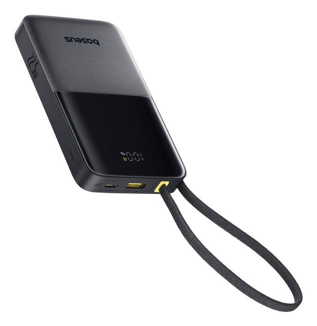 Enerfill Fc51 Bipow2 Pro Digital Display Power Bank With Built-In Cable 10000mah 22.5w Cosmic Black