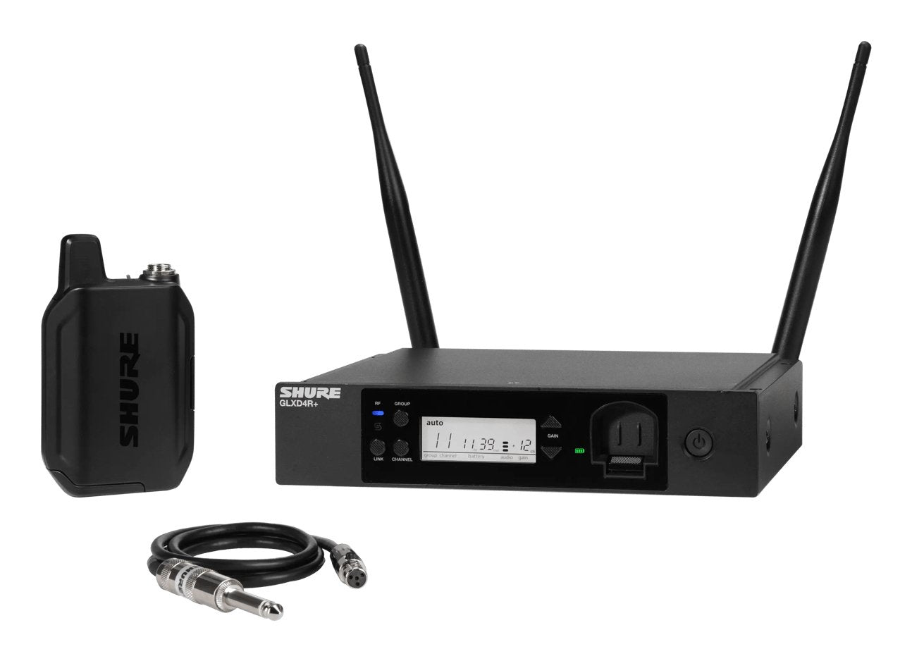 Shure Glxd14r+E-Z4 - Cyfrowy System Inalámbrico Dual Band Z Nadajnikiem Bodypack I Kablem Gitarowym W302
