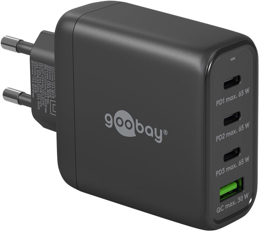 Goobay 64819, Cargador Negro