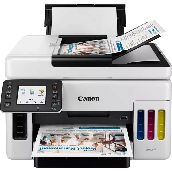 Multifunción Recargable Canon Maxify Gx6050 Megatank Wifi Dúplex Blanca