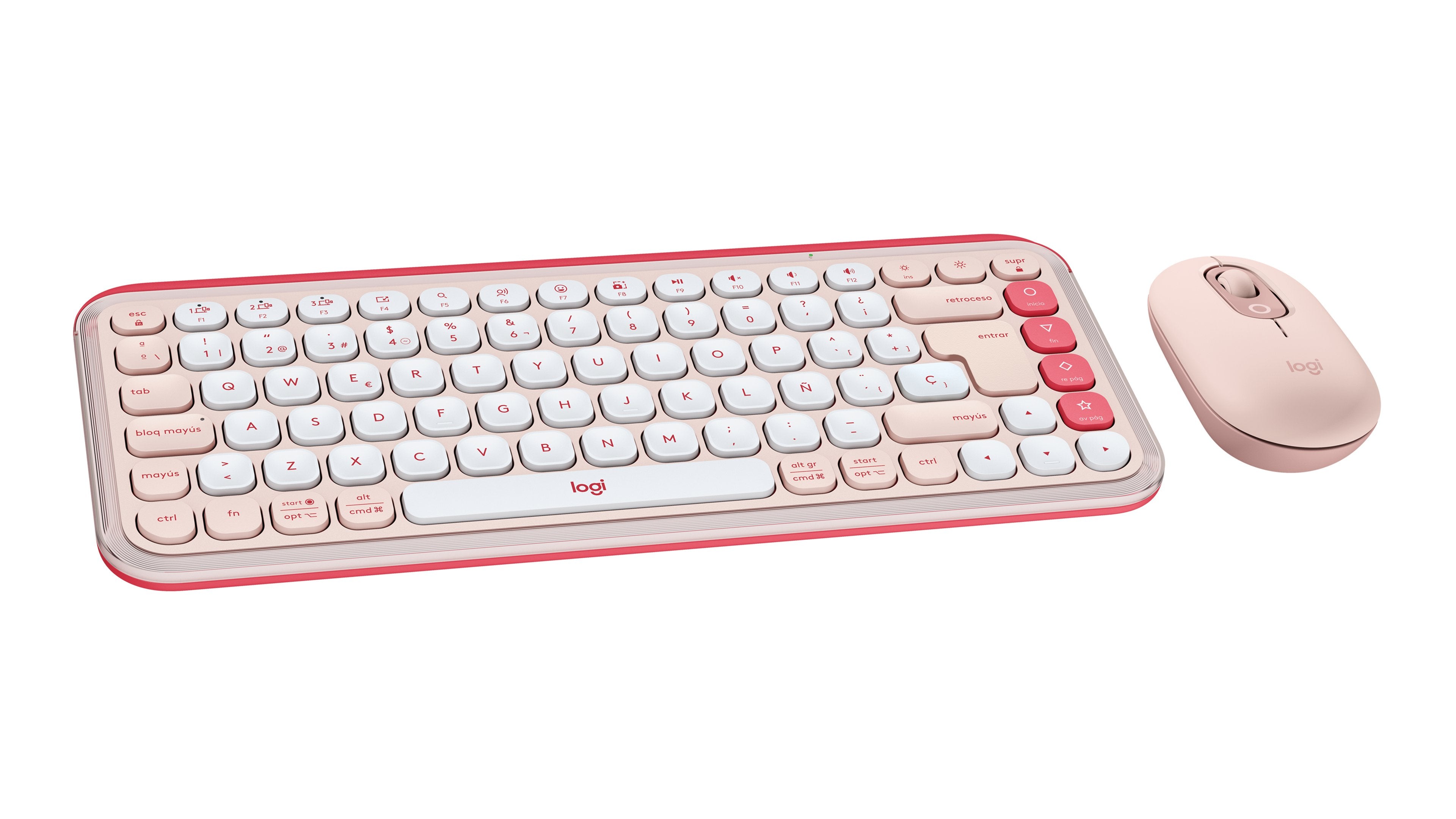 EAN 5099206127869 - Logitech 920-013120 teclado Ratón incluido Universal QWERTY Español Rosa imagen 3