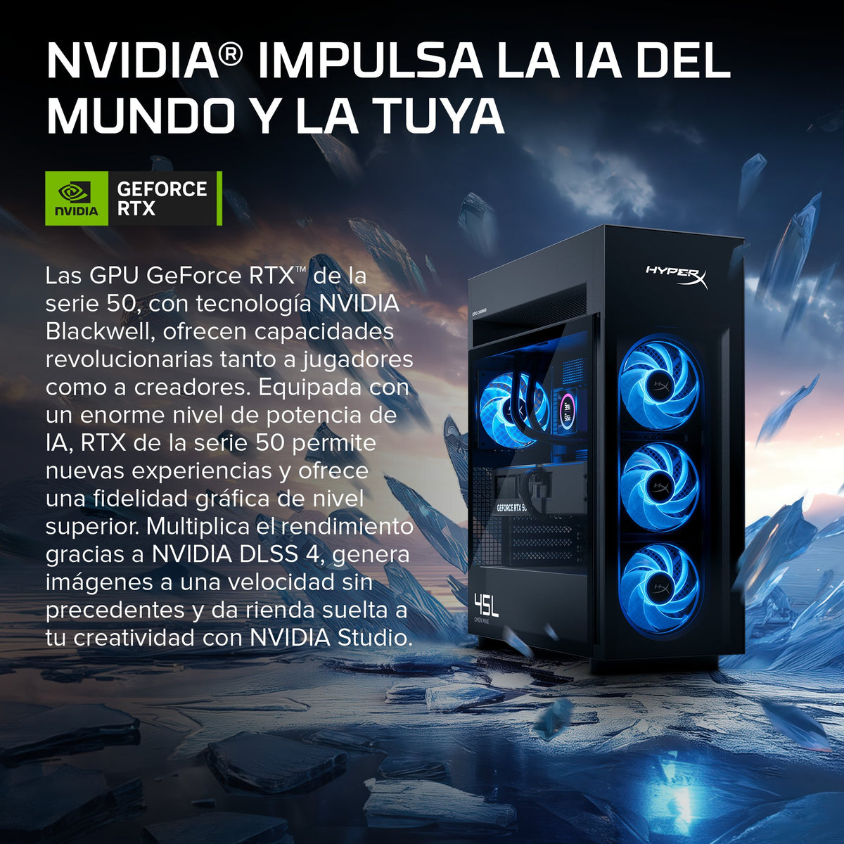 EAN 821844753033 - HP HyperX OMEN MAX 45L Gaming Desktop GT24-0001ns PC Intel Core Ultra 7 32 GB DDR5-SDRAM NVIDIA GeForce RT imagen 8