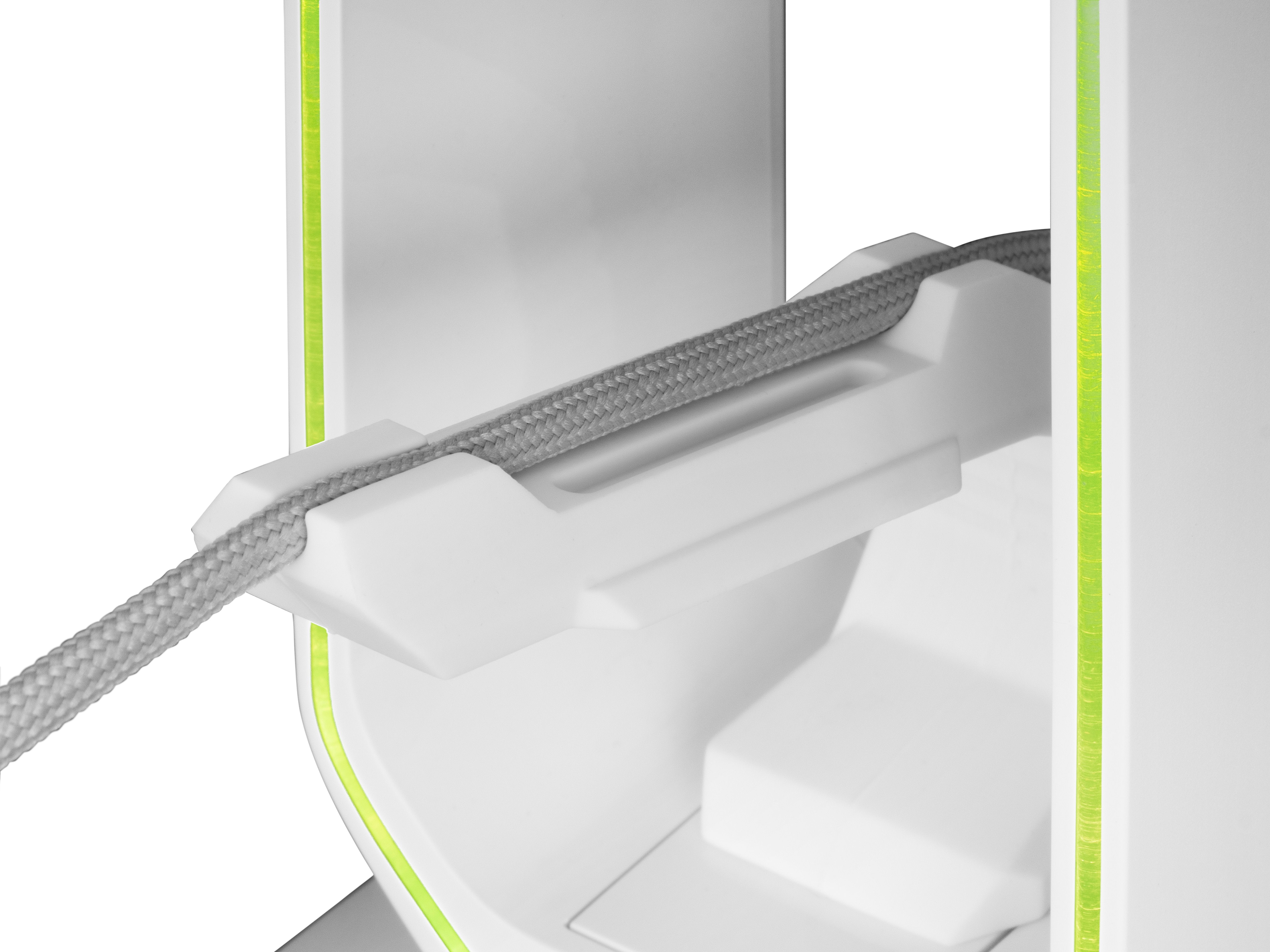 Soporte 3 En 1 Mars Gaming Mhhprow White Soporte Auriculares+Bungee Raton+Hub Usb 2*Usb 3.0 Iluminado 7 Colores+Efecto Rgb Cable 1.5m