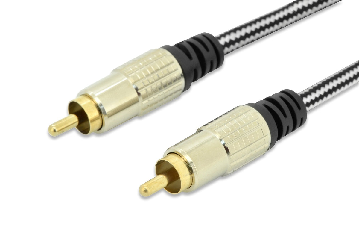 Ednet Rca/Rca 2.5m Cable De Audio 2,5 M Negro