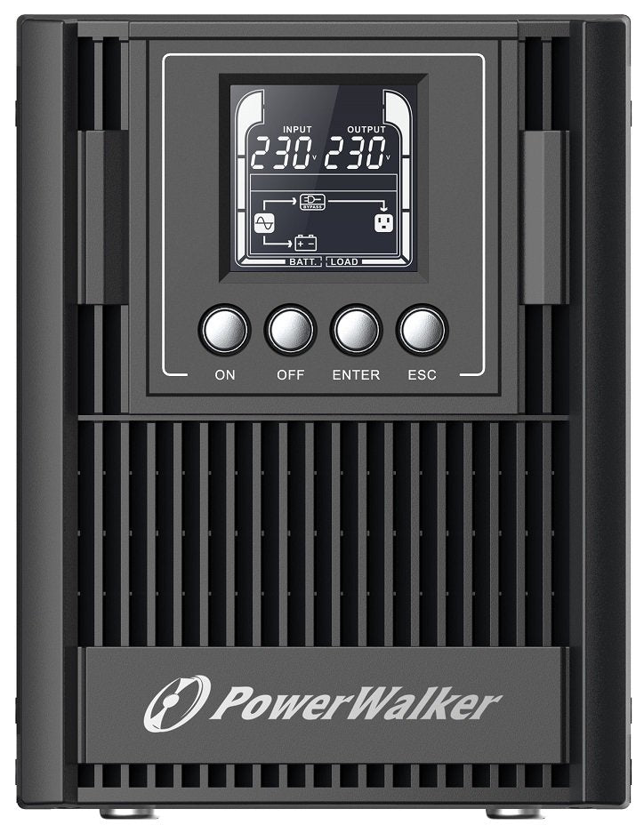 Powerwalker Vfi 1000 At Sistema De Alimentación Ininterrumpida (Ups) Doble Conversión (En Línea) 1000 Va 900 W 3 Salidas Ac