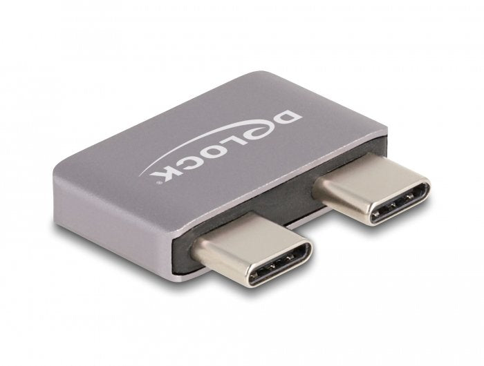 Delock 60055 Adaptador Usb 40 Gbps Usb Type-C 2 X Macho A 2 X Hembra Protector De Puerto De Metal