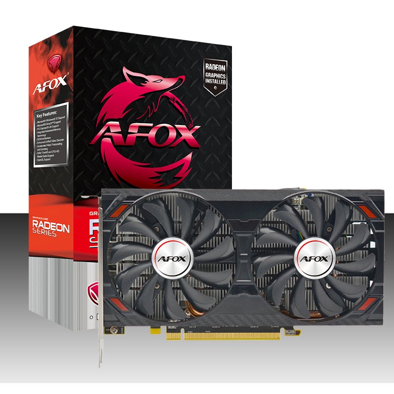 Tarjeta Gráfica Afox Afrx5500xt-8gd6h7 Amd Radeon Rx 5500 Xt 8 Gb Gddr6