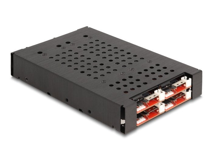 Delock 47072 Rack Móvil De 3.5" Para 4 X Ssd M.2 Nvme Con Conector Slim Sas Sff-8654 Delgado