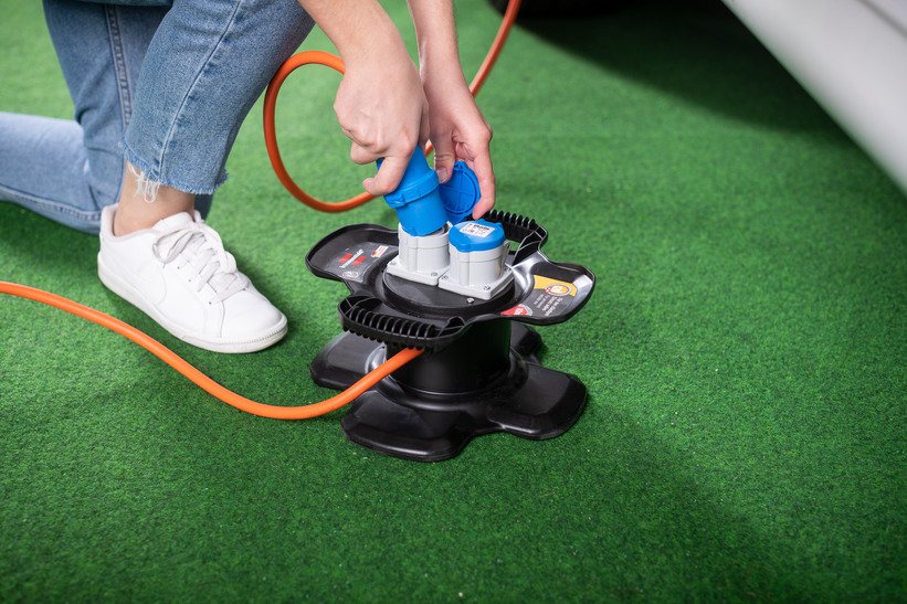 Carrete De Cable De Goma Brennenstuhl X-Gum Cee Ip44 10m Camping