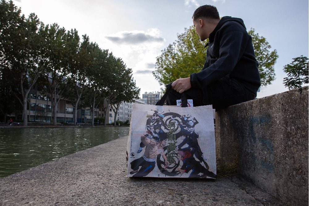 Jujutsu Kaisen Beige Bolsa Reciclable Con Asas 40x45x20 Cm Jujutsu Kaisen