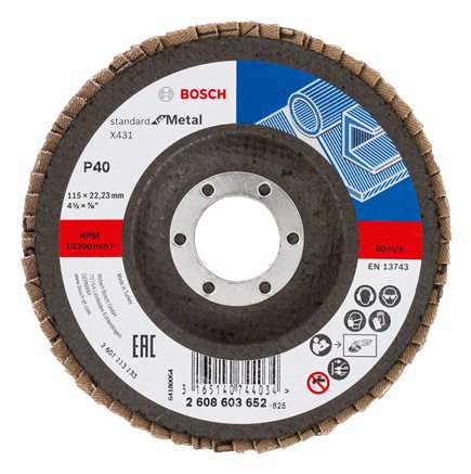 EAN 3165140744089 - Bosch 2 608 603 657 accesorio para amoladora angular Disco de desbaste imagen 1