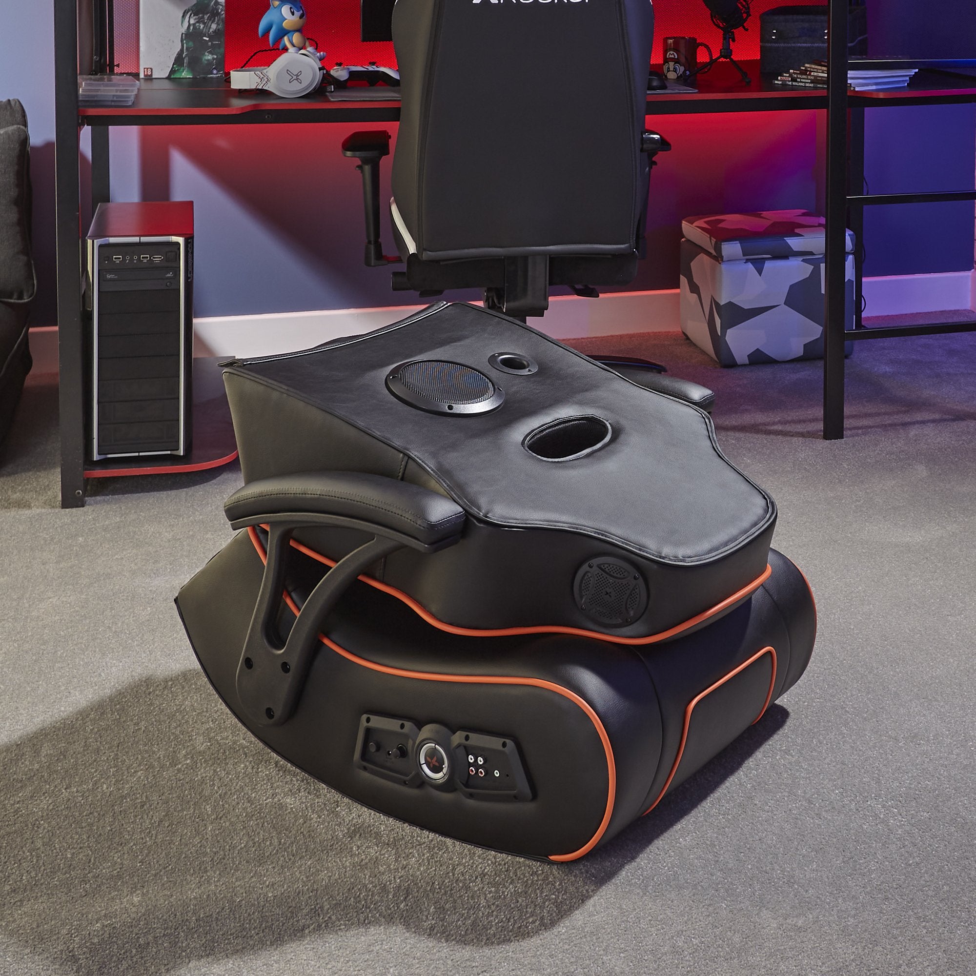 EAN 94338200027 - X Rocker G-Force Silla gaming Negro, Naranja imagen 3