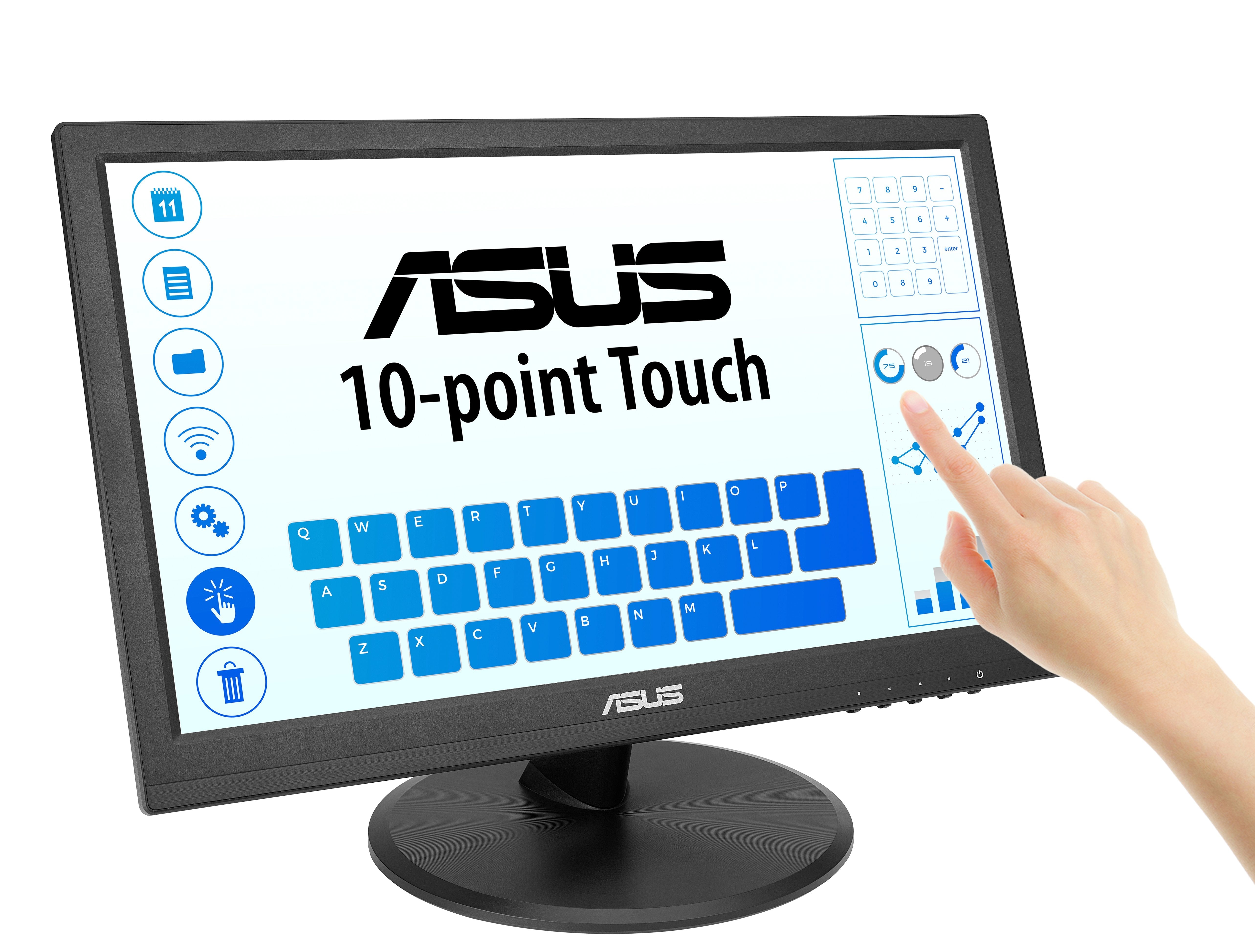 Monitor Tactil Asus Touch Vt169he 16" Fhd Hdmi