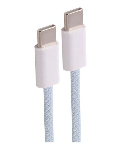 Shiverpeaks Usb-C Cable De Carga, 2.0, 60w, Azul, Textil, 2,5m
