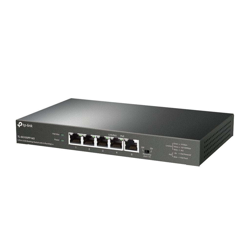 EAN 4895252501131 - TP-Link TL-SG105PP-M2 switch No administrado Gigabit Ethernet (10/100/1000) Energía sobre Ethernet (PoE) imagen 2