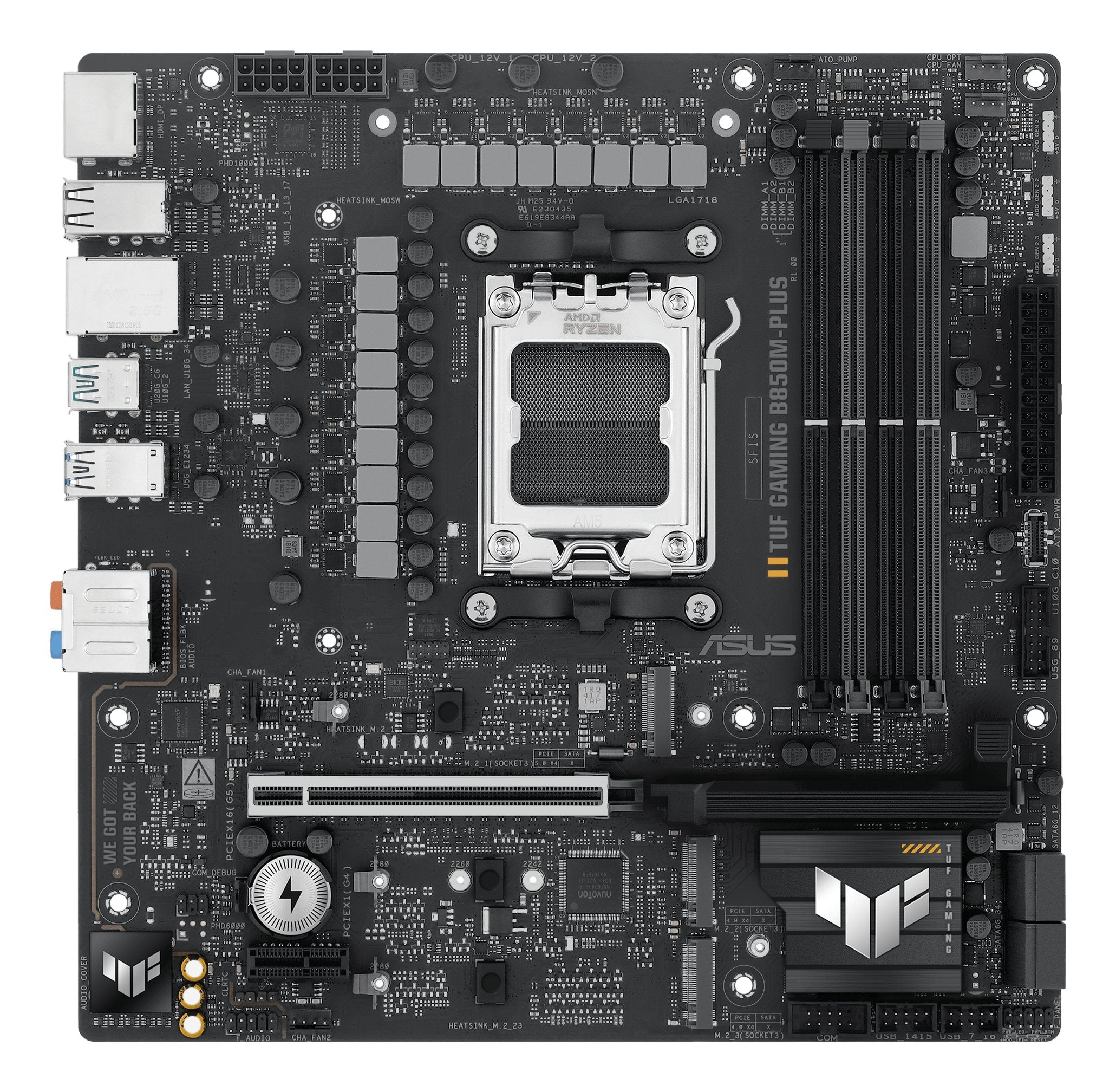 EAN 4711387775172 - ASUS TUF GAMING B850M-PLUS AMD B850 Zócalo AM5 micro ATX imagen 3