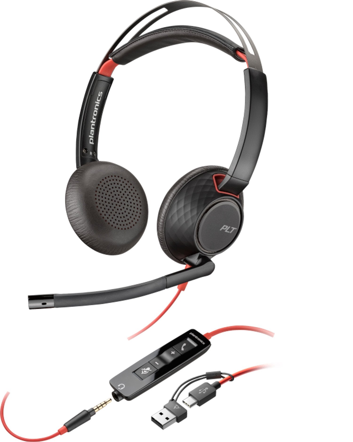 EAN 0197498429441 - HP Poly Blackwire 5220 Stereo USB-C Headset +3.5mm Plug +USB-C/A Adapter Alámbrico Diadema Business/Every imagen 1