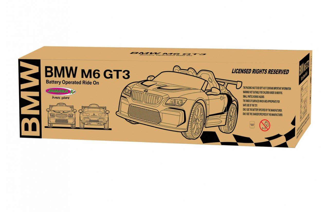 Jamara Bmw M6 Gt3 Juguetes De Montar, Automóvil De Juguete Negro, Coche, Niño, 3 Año(S), 4 Rueda(S), Negro, Azul, Rojo