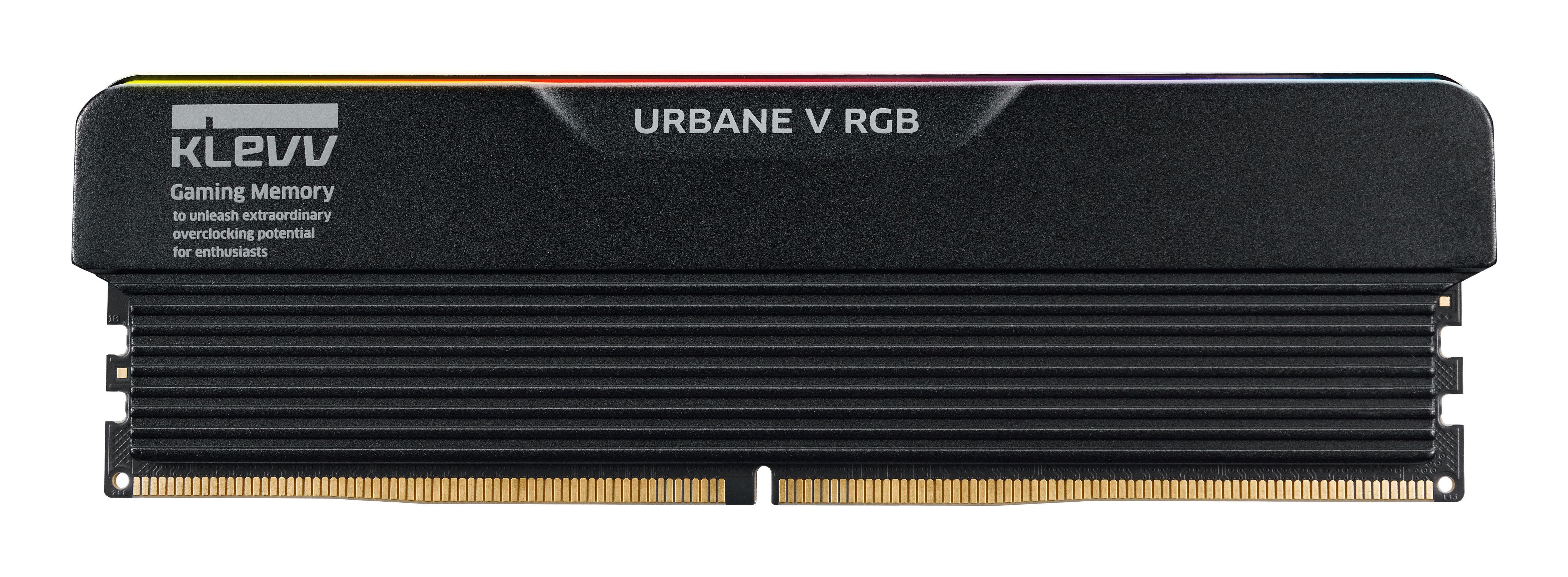 32gb Klevv (16gbx2) Urban V Rgb 6000 Cl28 Negro