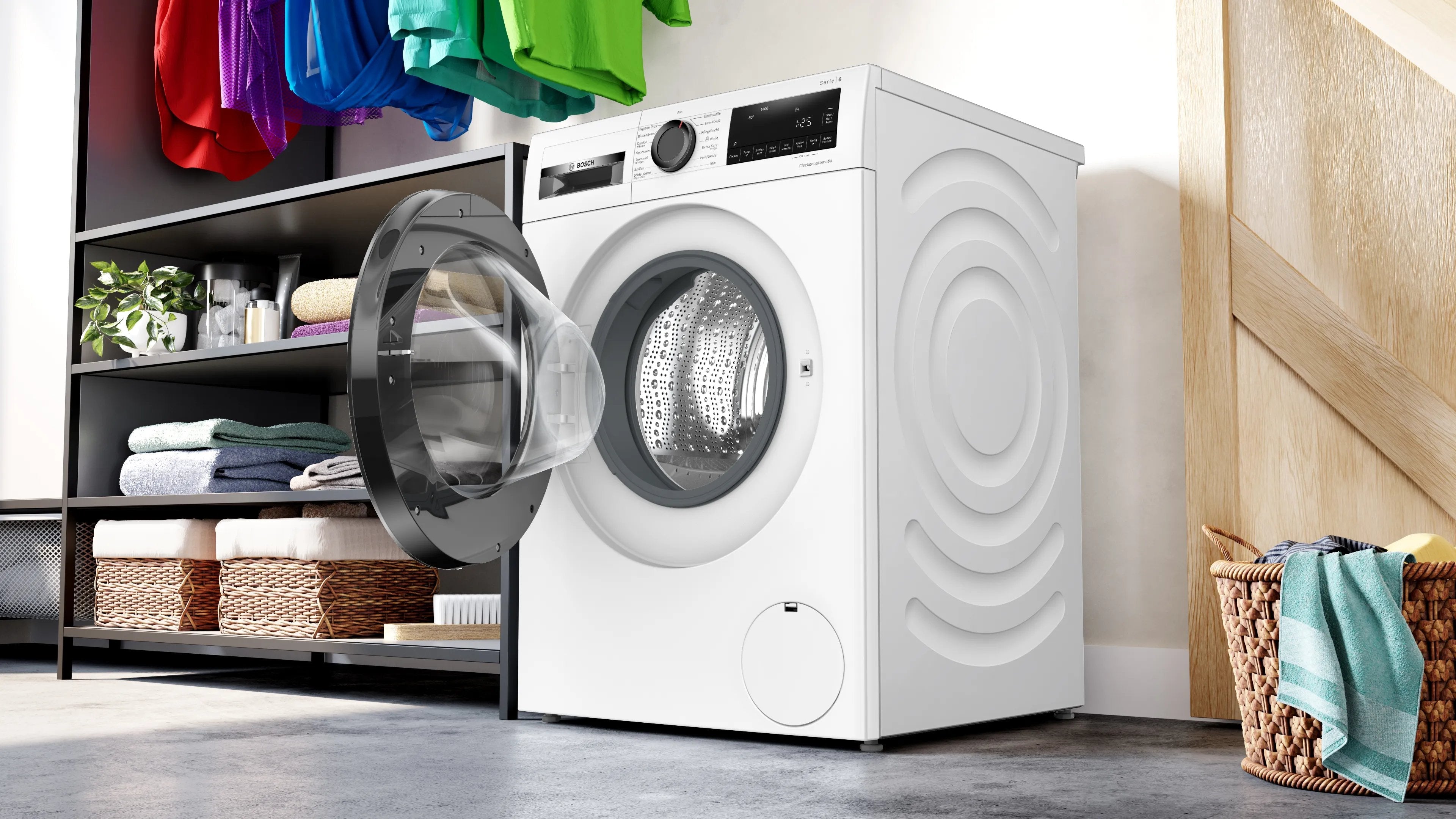 EAN 4242005419203 - Bosch Serie 6 WGG234070 lavadora Carga frontal 8 kg 1400 RPM Blanco imagen 3
