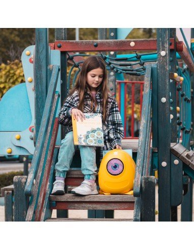 Mochila Con Pantalla Led Woxter Loy-Big Eye Amarilla