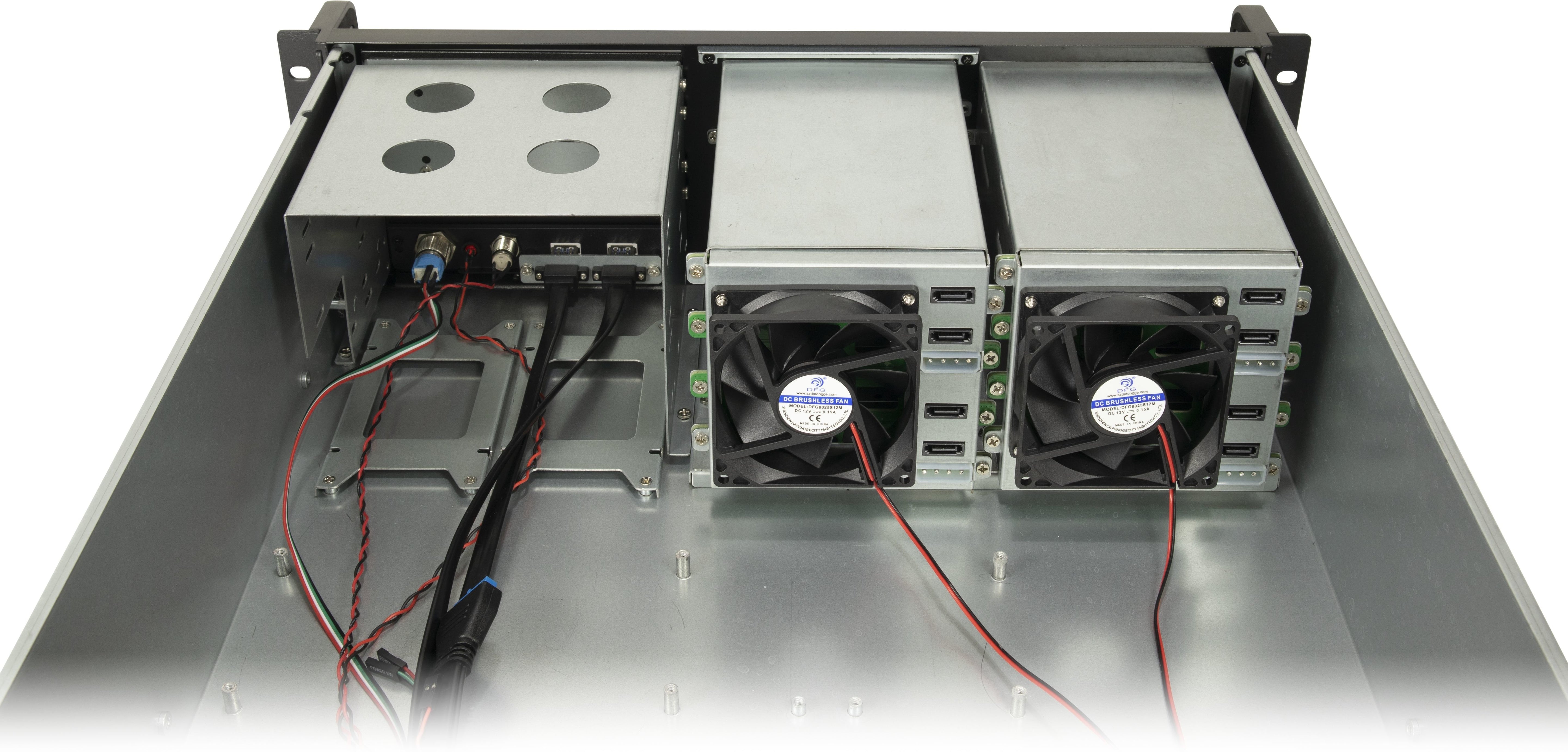 EAN 4260455646420 - Inter-Tech 3U-3508 Estante Negro imagen 3